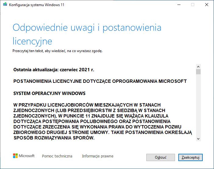 Instalacja Windows 11